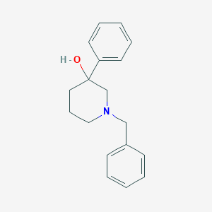 molecular formula C18H21NO B8780357 1-Benzyl-3-phenyl-piperidin-3-ol CAS No. 58879-07-5