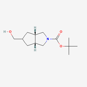 tert-butyl(3aR,6aS)-5-(hydroxymethyl)hexahydrocyclopenta[c]pyrrole-2(1H)-carboxylate
