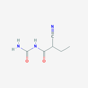 N-carbamoyl-2-cyano-butanamide