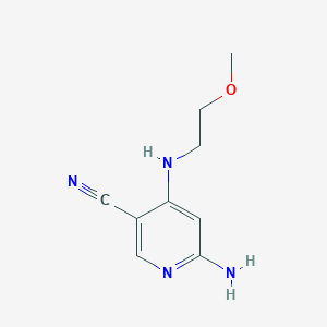 6-Amino-4-((2-methoxyethyl)amino)nicotinonitrile