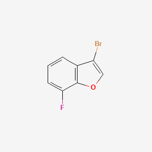 molecular formula C8H4BrFO B8780480 3-Bromo-7-fluorobenzofuran CAS No. 128851-92-3