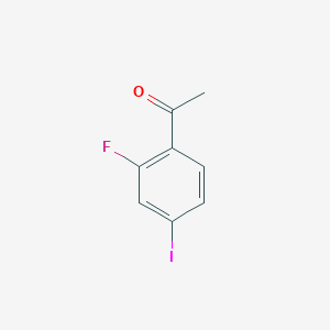 molecular formula C8H6FIO B8780500 1-(2-Fluoro-4-iodophenyl)ethanone CAS No. 249291-84-7