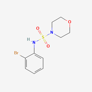 molecular formula C10H13BrN2O3S B8780611 N-(2-bromophenyl)morpholine-4-sulfonamide 