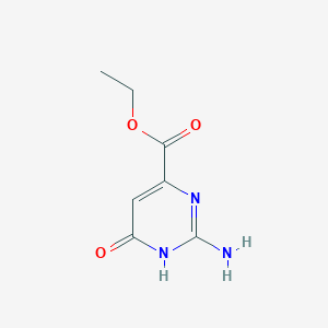 B8780640 Ethyl 2-amino-6-oxo-3,6-dihydropyrimidine-4-carboxylate CAS No. 6339-81-7