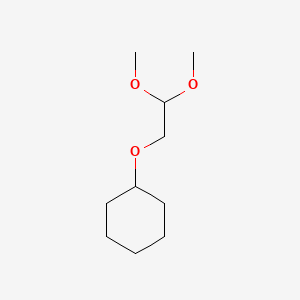 molecular formula C10H20O3 B8780688 (2,2-Dimethoxyethoxy)cyclohexane CAS No. 85168-89-4