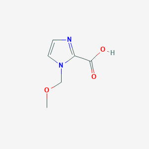 molecular formula C6H8N2O3 B8780811 1-(Methoxymethyl)-1H-imidazole-2-carboxylic acid CAS No. 772995-40-1