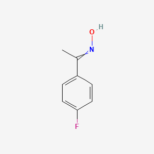 molecular formula C8H8FNO B8780893 1-(4-Fluorophenyl)ethanone oxime 