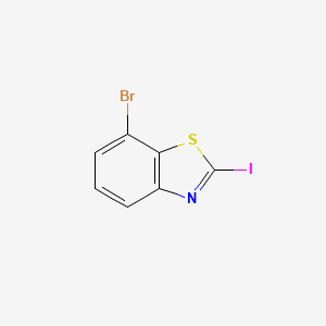molecular formula C7H3BrINS B8780986 7-Bromo-2-iodobenzo[d]thiazole CAS No. 1175278-13-3