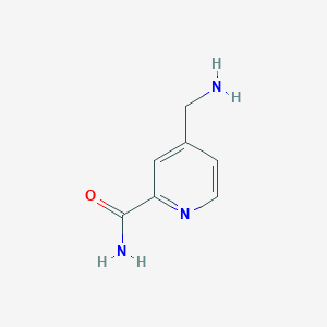 molecular formula C7H9N3O B8781133 4-(Aminomethyl)pyridine-2-carboxamide 