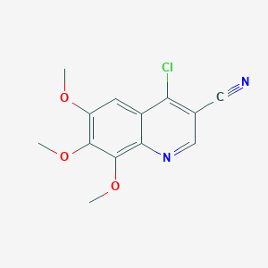 4-Chloro-6,7,8-trimethoxy-3-quinolinecarbonitrile