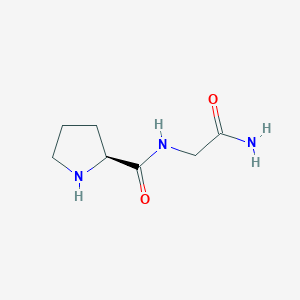 molecular formula C7H13N3O2 B8781275 Prolylglycinamide CAS No. 49864-48-4