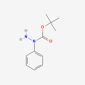 molecular formula C11H16N2O2 B8781354 N-Boc-N-phenyl-hydrzine 
