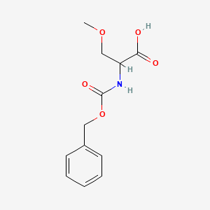 molecular formula C12H15NO5 B8781398 2-([(Benzyloxy)carbonyl]amino)-3-methoxypropanoic acid 