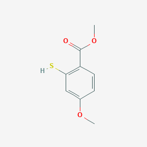 molecular formula C9H10O3S B8781503 Methyl 2-mercapto-4-methoxybenzoate 