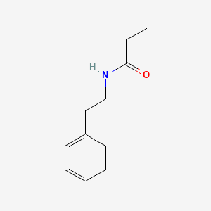molecular formula C11H15NO B8781518 Propionamide, N-phenethyl- CAS No. 6283-04-1