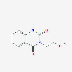 molecular formula C11H12N2O3 B8781618 3-(2-hydroxyethyl)-1-methylquinazoline-2,4(1H,3H)-dione 