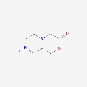 B8781640 Hexahydropyrazino[2,1-c][1,4]oxazin-3(4H)-one CAS No. 365532-08-7