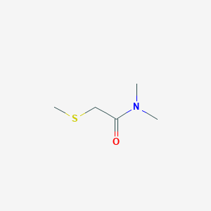 molecular formula C5H11NOS B8781810 2-methylthio-N,N-dimethylacetamide CAS No. 62384-04-7