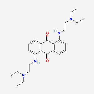 B8781837 1,5-Bis((2-(diethylamino)ethyl)amino)-9,10-anthracenedione CAS No. 1614-59-1