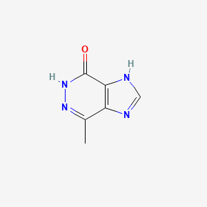 molecular formula C6H6N4O B8781867 3,5-Dihydro-7-methyl-4h-imidazo[4,5-d]pyridazin-4-one 