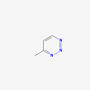 molecular formula C4H5N3 B8781894 4-Methyl-1,2,3-triazine CAS No. 77202-08-5