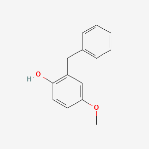 molecular formula C14H14O2 B8781901 2-Benzyl-4-methoxyphenol CAS No. 38940-06-6