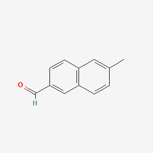 molecular formula C12H10O B8781918 2-Naphthalenecarboxaldehyde, 6-methyl- CAS No. 5084-46-8