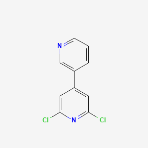 molecular formula C10H6Cl2N2 B8781939 2',6'-Dichloro-3,4'-bipyridine 