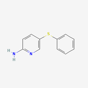 B8781960 5-(Phenylsulfanyl)pyridin-2-amine CAS No. 64064-25-1