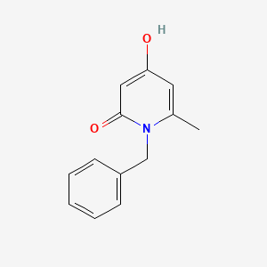 molecular formula C13H13NO2 B8781967 1-benzyl-4-hydroxy-6-methylpyridin-2(1H)-one 