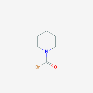 molecular formula C6H10BrNO B8781982 Piperidine-1-carbonyl bromide CAS No. 32827-33-1