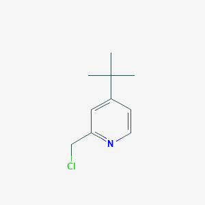 molecular formula C10H14ClN B8782003 4-(tert-Butyl)-2-(chloromethyl)pyridine 