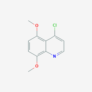 molecular formula C11H10ClNO2 B8782005 4-Chloro-5,8-dimethoxyquinoline CAS No. 5428-11-5