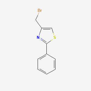 molecular formula C10H8BrNS B8782024 4-(Bromomethyl)-2-phenylthiazole 