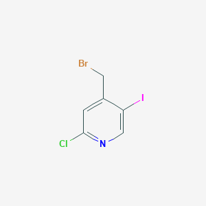 4-Bromomethyl-2-chloro-5-iodo-pyridine