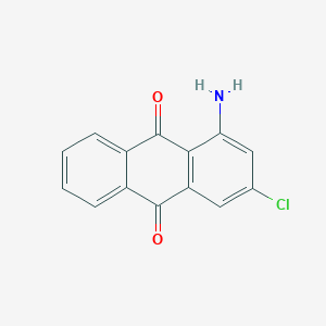 molecular formula C14H8ClNO2 B8782095 1-Amino-3-chloroanthracene-9,10-dione 