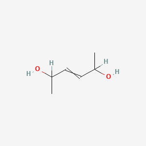 molecular formula C6H12O2 B8782109 Hex-3-ene-2,5-diol 