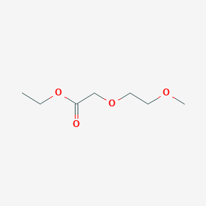 molecular formula C7H14O4 B8782153 Ethyl 2-(2-methoxyethoxy)acetate CAS No. 57982-39-5