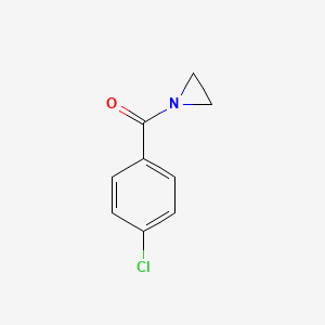 molecular formula C9H8ClNO B8782217 1-(4-Chlorobenzoyl)aziridine CAS No. 19117-21-6