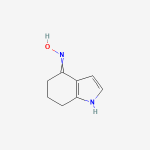 molecular formula C8H10N2O B8782274 1,5,6,7-Tetrahydro-indol-4-one oxime 