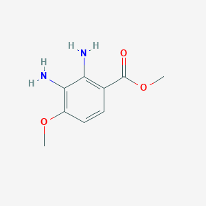 molecular formula C9H12N2O3 B8782349 Methyl 2,3-diamino-4-methoxybenzoate 