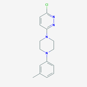 molecular formula C15H17ClN4 B8782374 3-Chloro-6-(4-m-tolylpiperazin-1-yl)pyridazine 