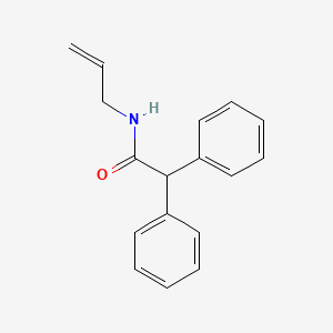 molecular formula C17H17NO B8782381 2,2-diphenyl-N-(prop-2-en-1-yl)acetamide 