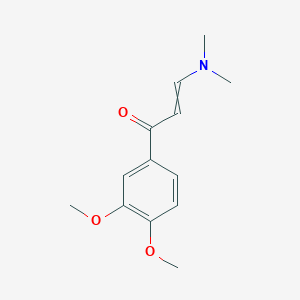 molecular formula C13H17NO3 B8782401 3-Dimethylamino-3',4'-dimethoxyacrylophenone 