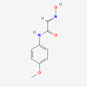 molecular formula C9H10N2O3 B8782465 N-(4-Methoxyphenyl)-2-hydroxyimino-acetamide 