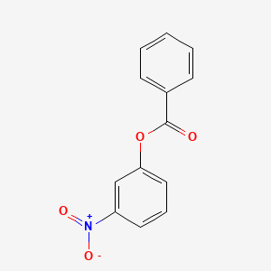 molecular formula C13H9NO4 B8782466 Benzoic acid, 3-nitrophenyl ester CAS No. 1523-13-3