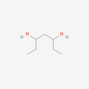 molecular formula C7H16O2 B8782490 heptane-3,5-diol 