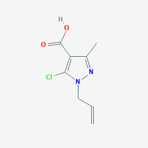 molecular formula C8H9ClN2O2 B8782516 1-Allyl-5-chloro-3-methyl-1H-pyrazole-4-carboxylic acid 