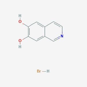 molecular formula C9H8BrNO2 B8782567 Isoquinoline-6,7-diol hydrobromide CAS No. 113884-76-7