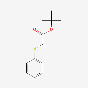 molecular formula C12H16O2S B8782599 Acetic acid, (phenylthio)-, 1,1-dimethylethyl ester CAS No. 63006-68-8
